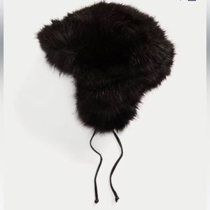 Ralph Lauren Faux-Fur Earflap Hat